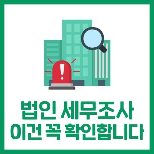 법인 세무조사 점검 항목: 특수관계인 급여·법인카드·상품권·감면